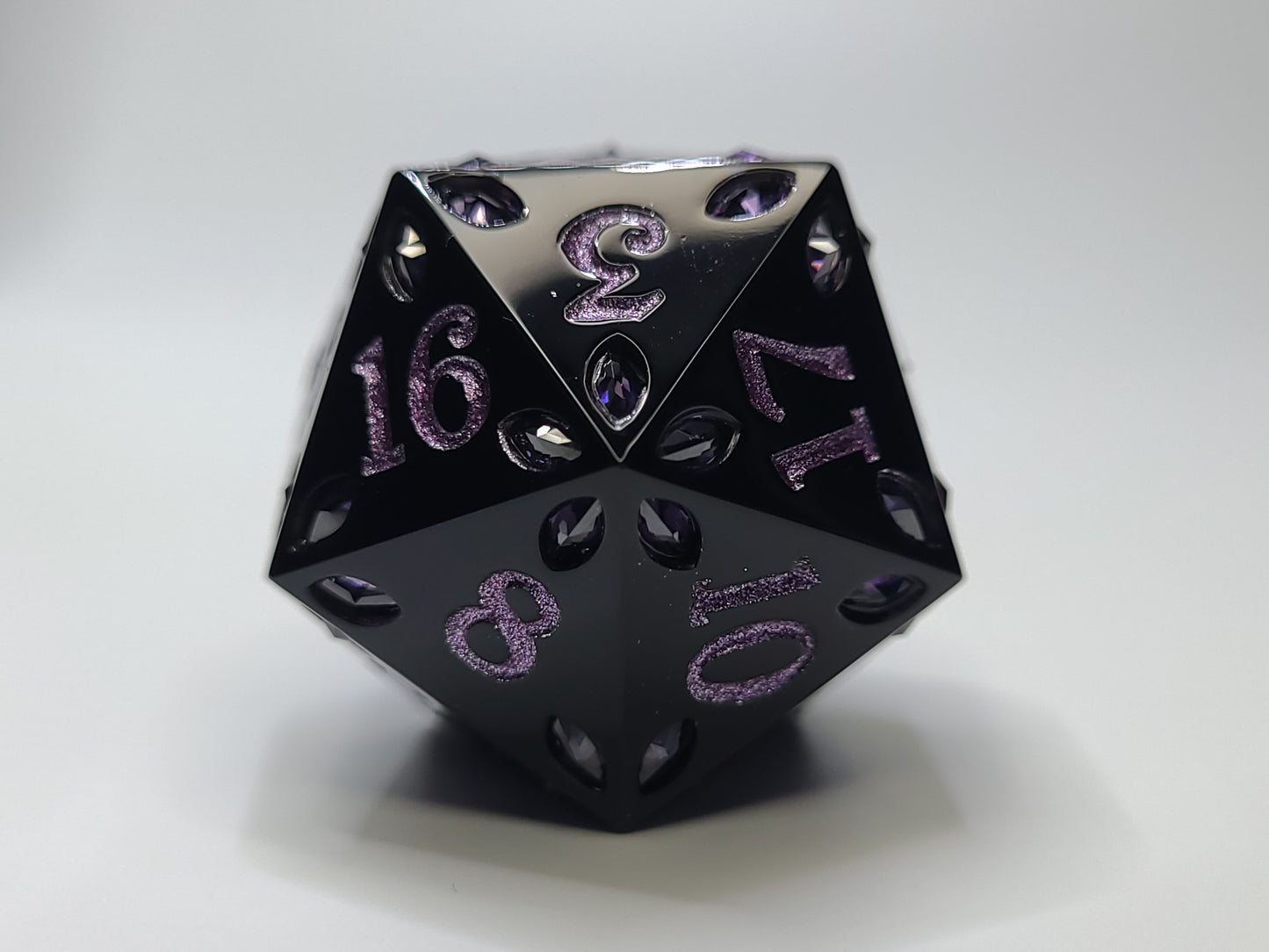 Gemburst: Eclipse (Violet) D20, 28mm