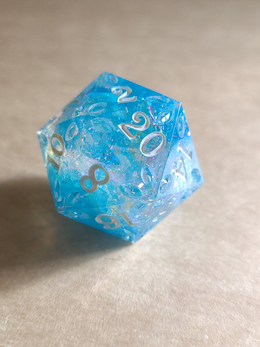 Gemburst: Sea Foam Mist D20, 28mm