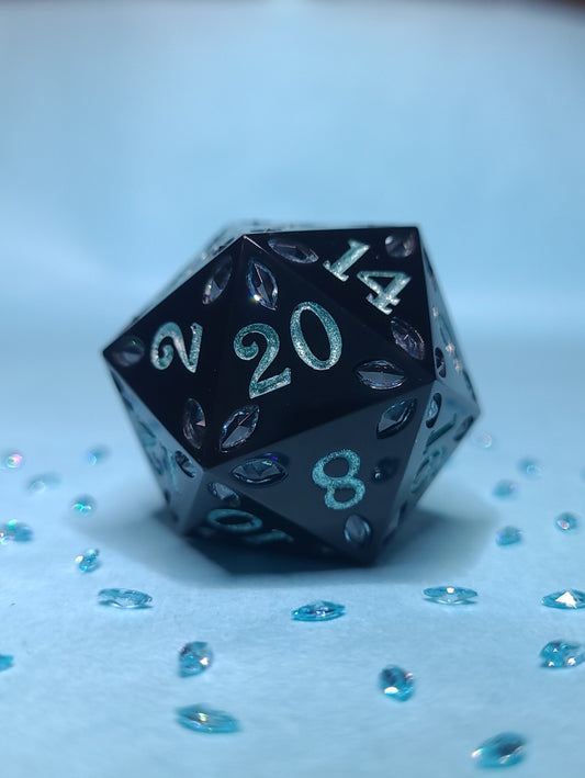 Gemburst: Eclipse (Light Blue) D20, 28mm