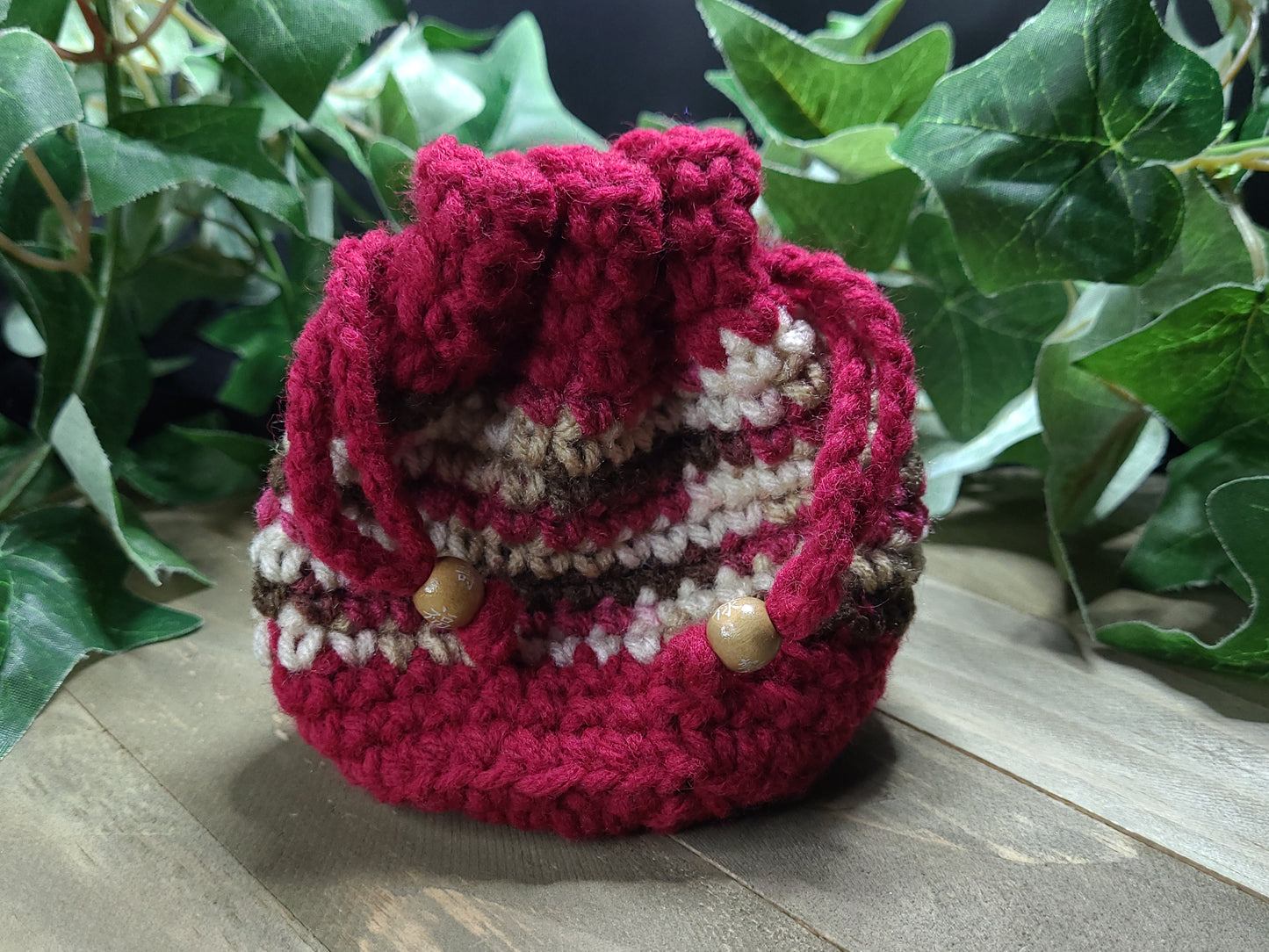 Dice Bag - Rustic Red
