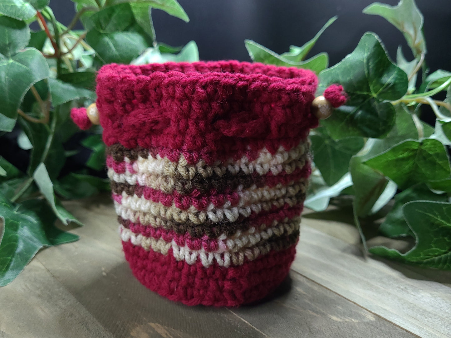 Dice Bag - Rustic Red
