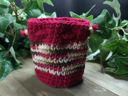 Dice Bag - Rustic Red