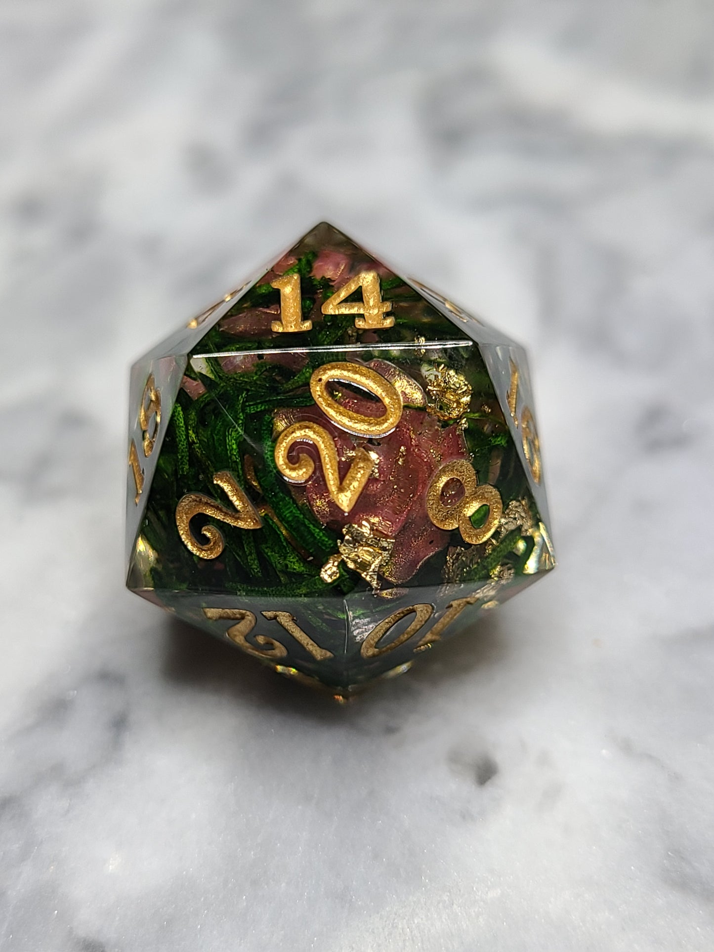 Fairy Rose D20 (yellow gold)